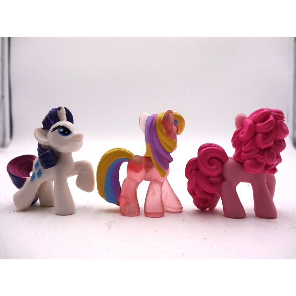 My Little Pony FiM Blind Bag 2" Pinkie Pie Figure Rarity and Holly Dash